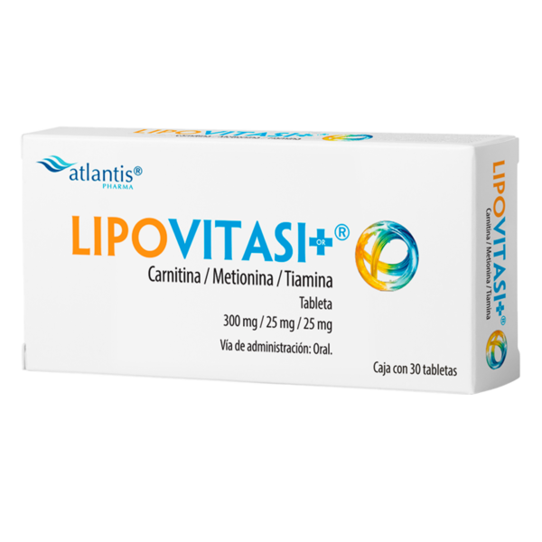 LIPOVITASI-OR 30 TAB - Carnitina/Metionina/Tiamina 300mg/25mg/25mg 30tab